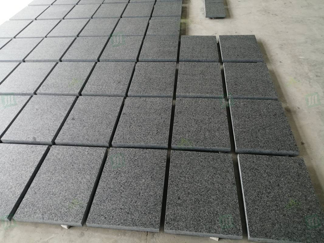 Angola Black Granite Interior And Exterior Design Floor Tiles